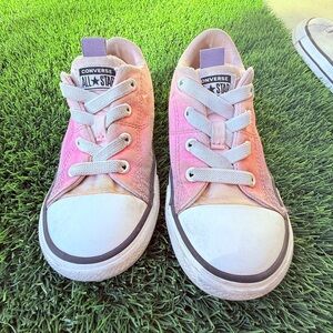 Converse Kids Sneakers in Pink and White